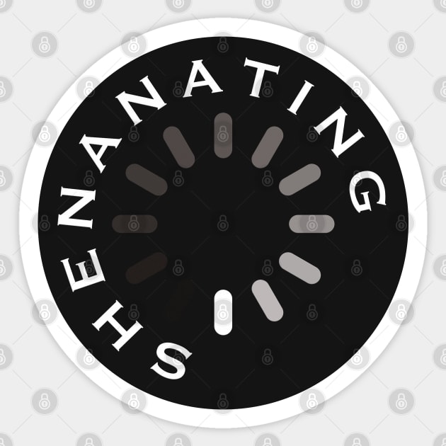 Shenanating Sticker by JAC3D